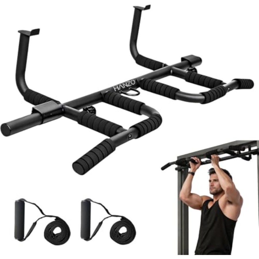 Doorway Pull Up Bar Set with S - Pull Up Bar Grip review and price