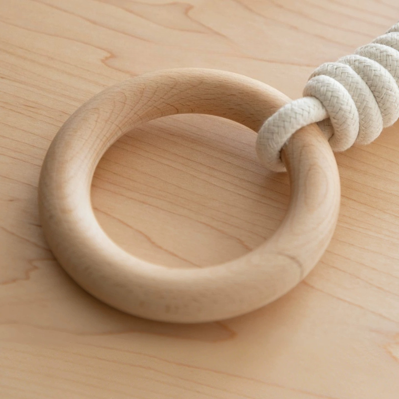 Bed hanging rings, solid wood  - Gymnastic Ring Wood review and price