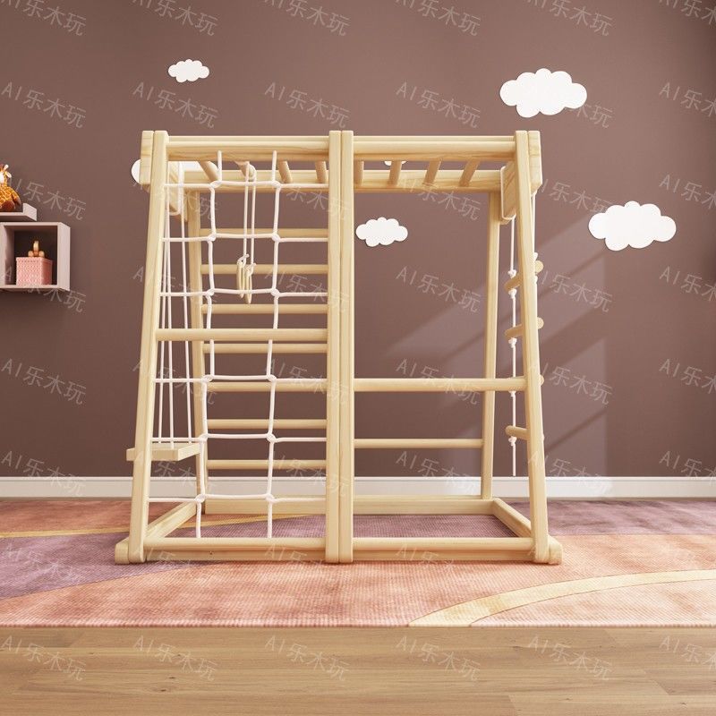 Indoor Playground Montessori B - Gymnastic Ring Wood review and price