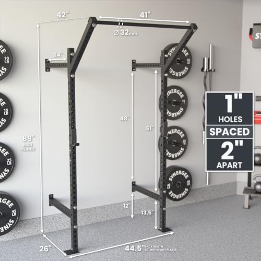 Wall Mounted Squat Rack for ho - Pull Up Bar Grip review and price
