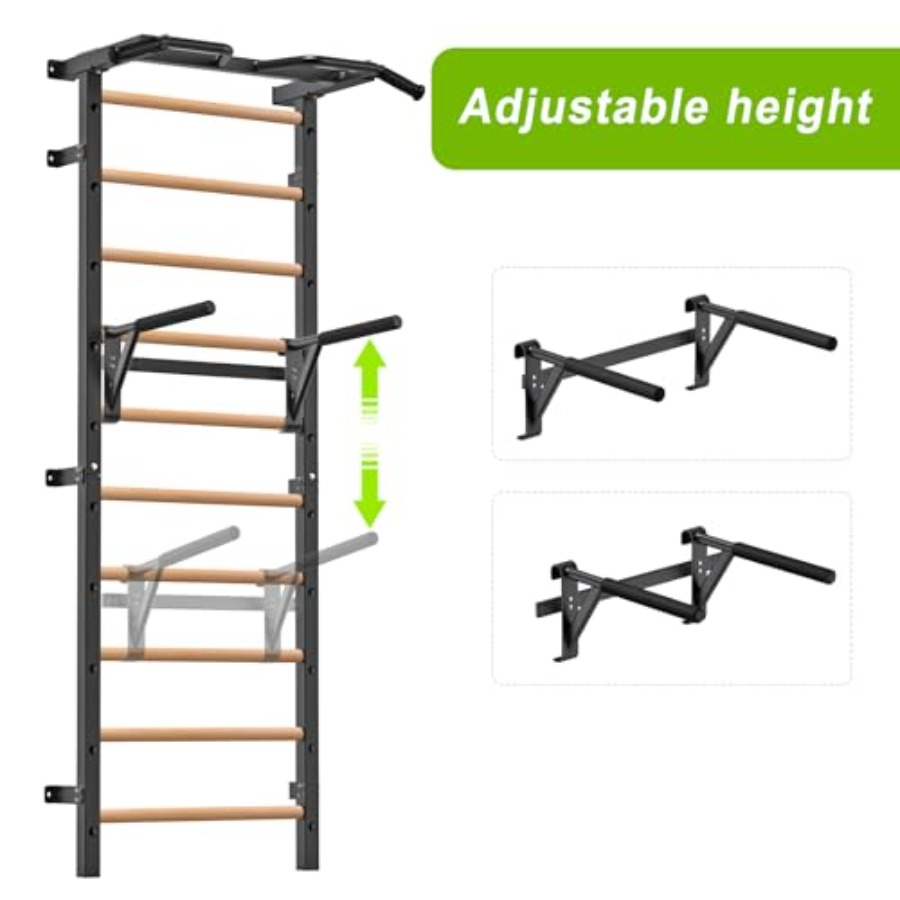 Wall Mounted Gymnastic Stall B - Pull Up Bar Grip review and price