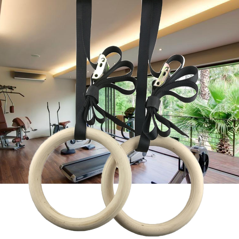 Fitness Gymnastic Rings with A - Gymnastic Ring Wood review and price