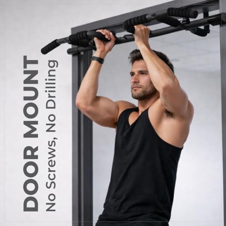 Doorway Pull Up Bar Set with S - Pull Up Bar Grip review and price