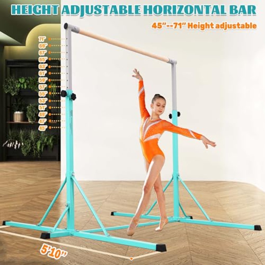 Gymnastics Bar for home gym tr - Gymnastic Ring Wood review and price