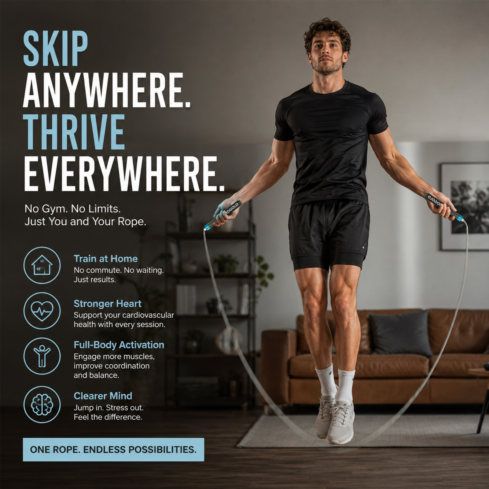 MOGOLD Professional Speed Jump - Jump Rope Speed Bearing review and price