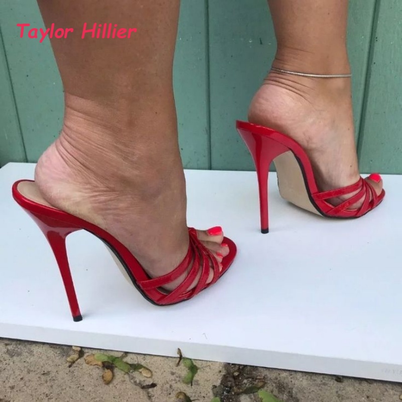 Patent Leather Open Toe Stilet - Crossfit Event review and price
