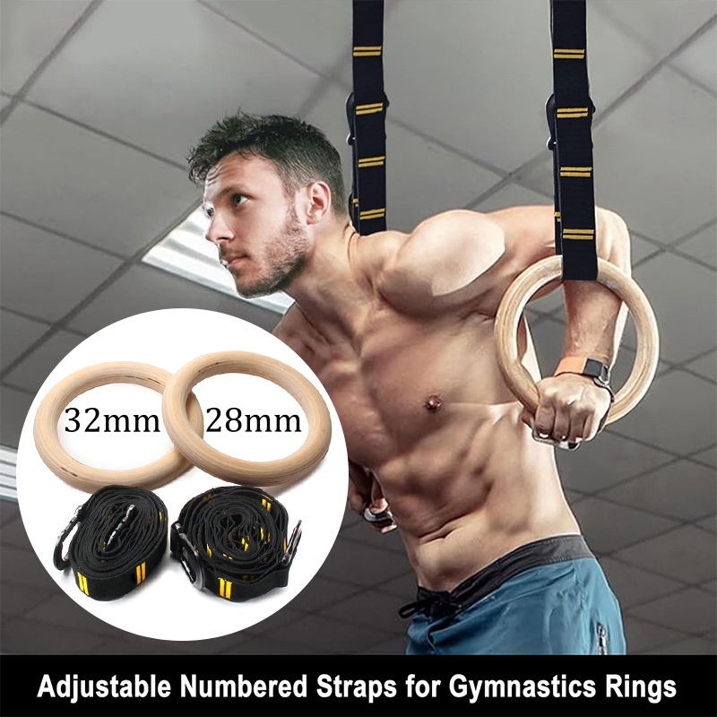 28mm 32mm Pull-up Gymnastics R - Gymnastic Ring Wood review and price