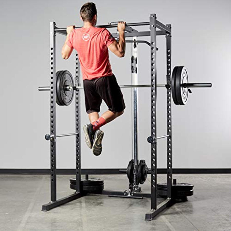 Home gym squat cage for streng - Pull Up Bar Grip review and price