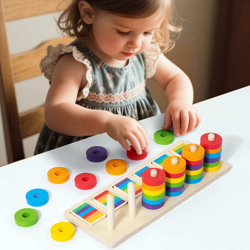 Montessori Memory Training Col - Gymnastic Ring Wood review and price