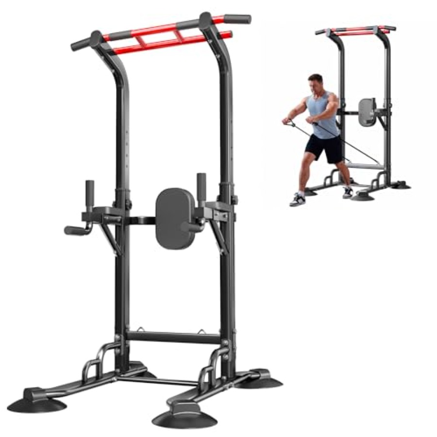 Home gym pull up bar station:  - Pull Up Bar Grip review and price
